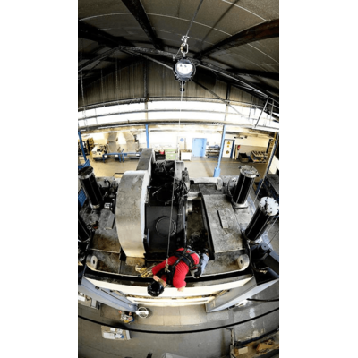 ABS-Lock SYS lifeline system installed overhead