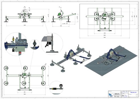 Vacuum Beam Aero 900/6R drawing
