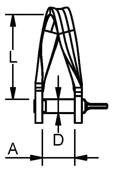 Rustfri sjækler AISI 304 4
