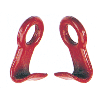 Crosby S-377 Barrel Hook, forged steel, used on chains or steel wire rope. Sold in pair.