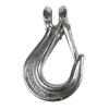 Stainless steel clevis sling hooks with latch