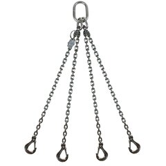 Stainless steel chain sling 4-legs with latch hooks