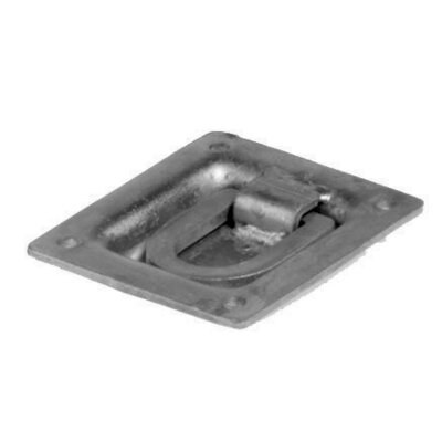 Square recessable load lashing points