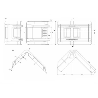 Plastikust nurgakaitsmed lindile kuni 60mm