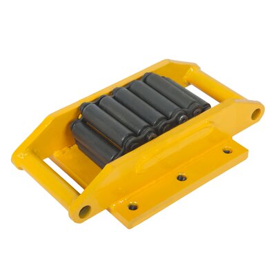 Cargo trolleys with steel rolls