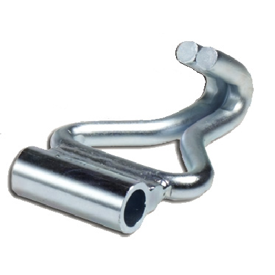 Wire hook double - mountable