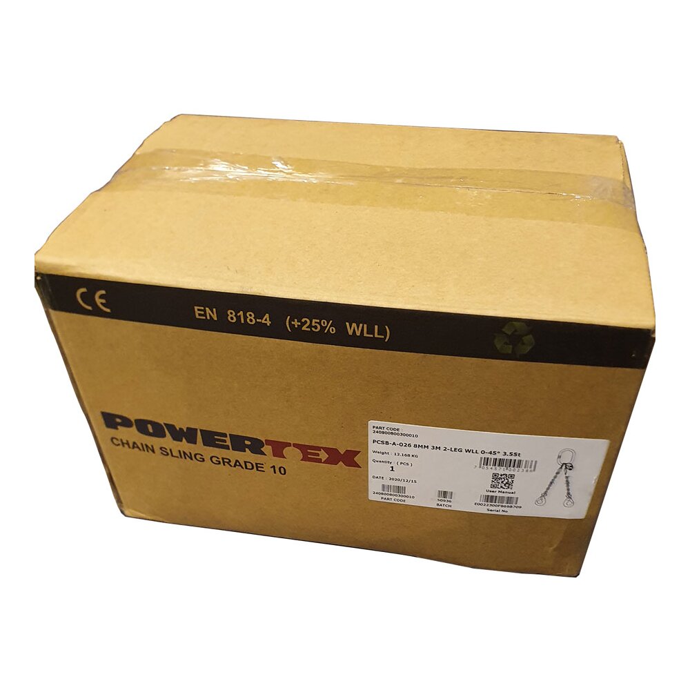POWERTEX Chain Sling G10 in Box PCSB-A-026