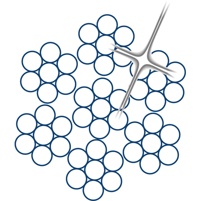 Happekindel terastross 6x7-WSC, ROPETEX S49