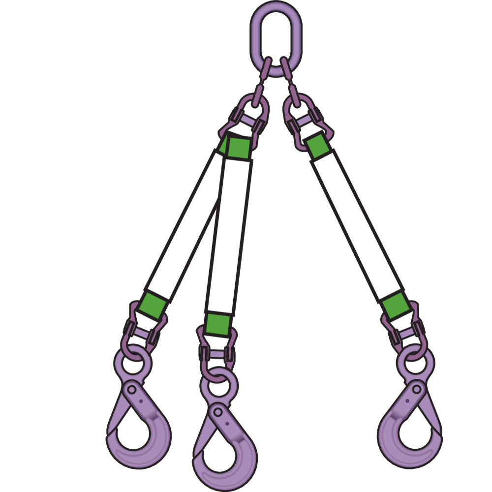 3- harulised tekstiiltropid
