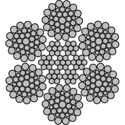 Terastross 6x36WS - IWRC, ROPETEX S65