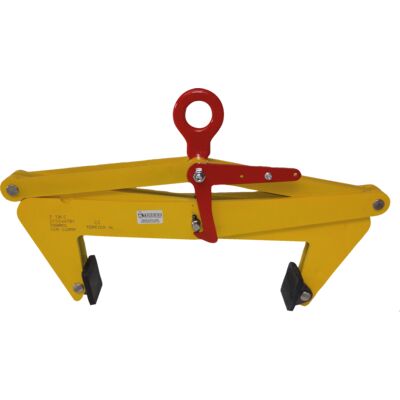 Lifting clamp for vertical lifting and transporting of all plates, blocks and structures