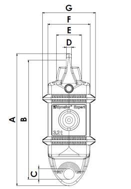 Dynamometer Tractel dynafor™ Expert drawing