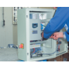 Control panel with frequency inverter