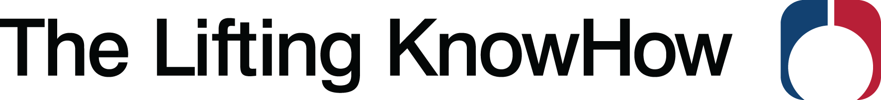 LKH Logo AxInter The Logo for Certex and Blue and Red shape with Lifting Know How text to the left